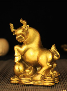 铜十二生肖摆件鼠牛虎兔龙蛇马羊猴鸡狗猪家居摆设礼品开业纯