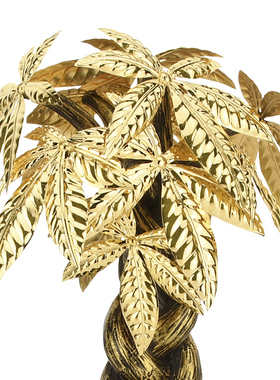 金箔发财树酒柜装饰品摆件家居客厅办公室招财摇钱树创意开业礼品