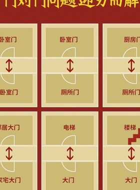 知行斋桃木鲁班尺摆件家居书房卧室办公室桌子书柜窗户阳台放装饰