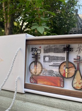 杭州特产文创西湖纪念品浙江旅游特色伴手礼中国风冰箱贴送小礼物