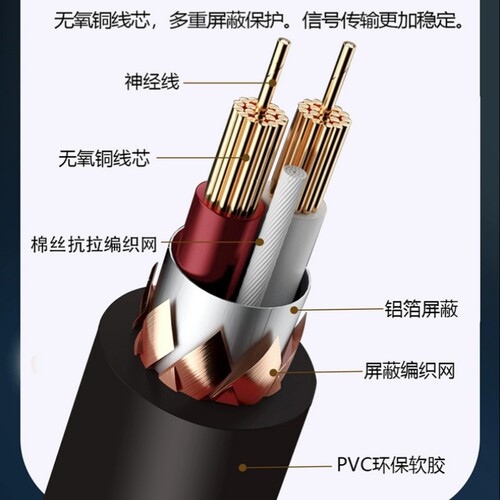 3.5公转6.5母音频转换插头3.5双声道公转6.35母麦克风话筒接收器 - 图0