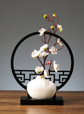 新中式中国风禅意复古摆设家居客厅创意玄关书柜酒柜装饰品小摆件