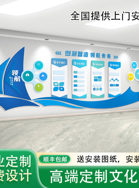 定做标语公司宣传背景墙文化墙