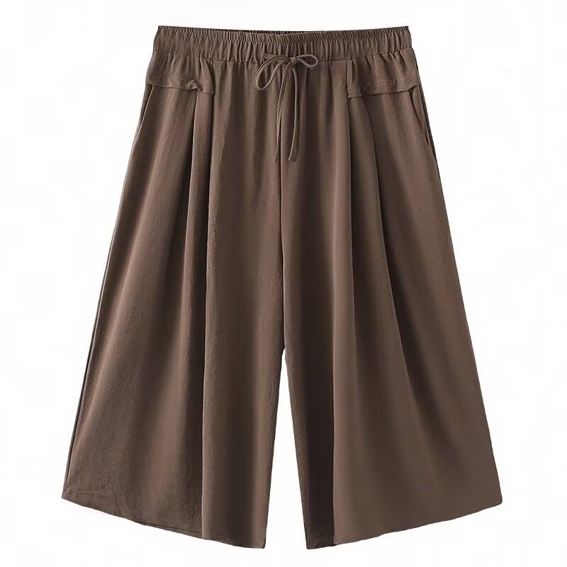 大码胖mm高腰慵懒阔腿裙裤夏季新款宽松显瘦长款垂感休闲半身裙子,淘宝优惠券,粉丝福利购,淘宝优惠卷