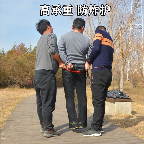 野钓谷麦鱼护便携小型速干纳米防挂加厚装鱼网兜迷你渔护袋易收纳 - 图2