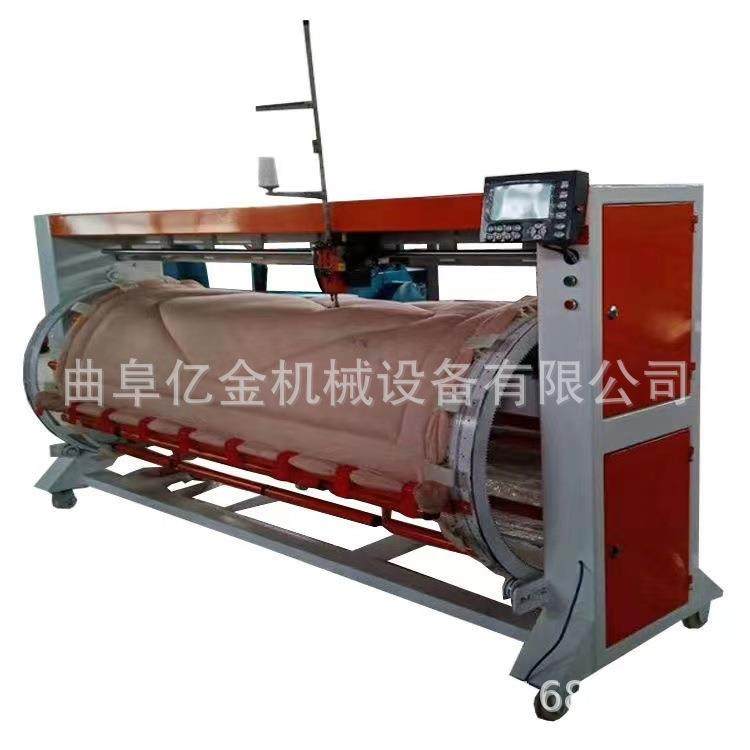 自带花型电脑绗缝机单针滚筒小体积绗被机家纺店蚕丝被加工设备,淘宝优惠券,粉丝福利购,淘宝优惠卷