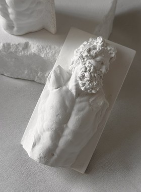 欧式人物石膏雕塑人像艺术摆件民宿桌面装饰家居陈列北欧工艺品