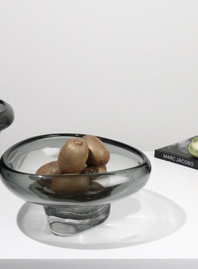 简约现代创意不规则家居客厅茶几水果盘软装饰品售楼处收纳盘摆件