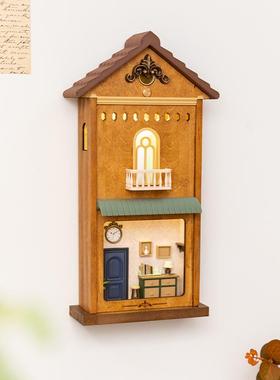 阿楹 艺术小众覆古微缩房屋道具盲盒造景稀奇古怪家俱摆件灯礼物