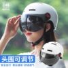 Electric vehicle helmet, summer sun protection, breathable, lightweight, men's and women's half helmet, battery vehicle riding helmet, universal in summer