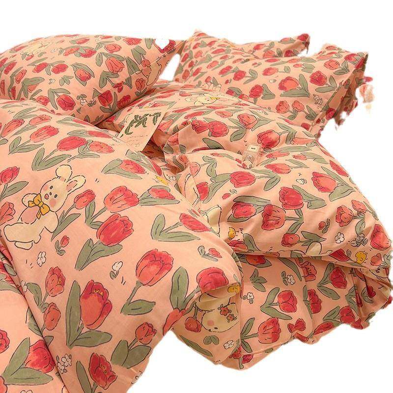 冬季纯棉卡通床上四件套儿童全棉被套宿舍床单三件套被罩床笠床品,淘宝优惠券,粉丝福利购,淘宝优惠卷