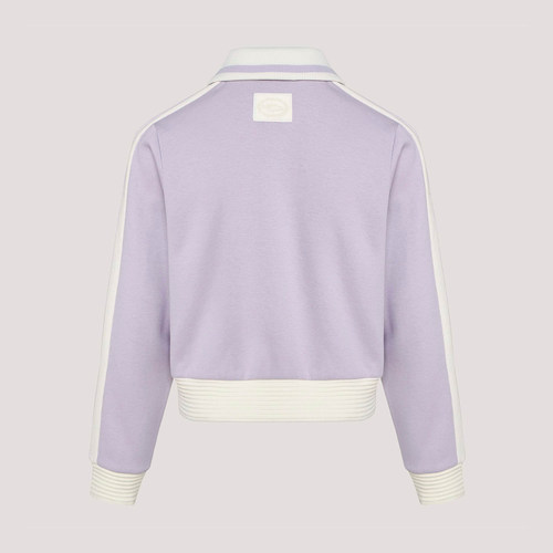 Adidas/阿迪达斯正品三叶草女士亲肤透气经典休闲针织夹克KY2151 - 图0