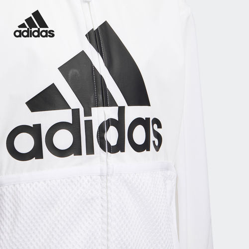 Adidas/阿迪达斯正品当季新款小童装训练运动休闲夹克外套GP0378 - 图2