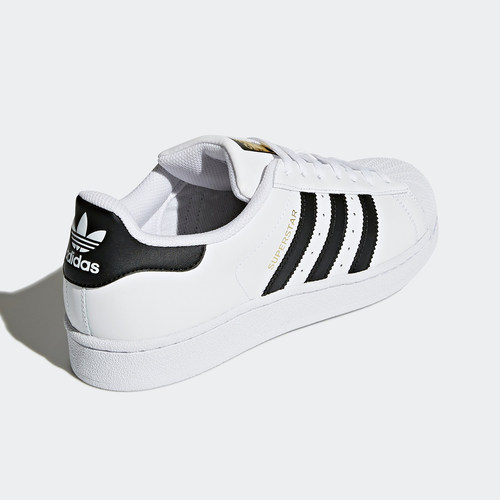 Adidas/阿迪达斯正品三叶草金标贝壳头男女同款休闲板鞋C77124 - 图2