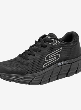 Skechers斯凯奇正品MEN'S GO男款网面厚底系带跑步鞋221241-BBK
