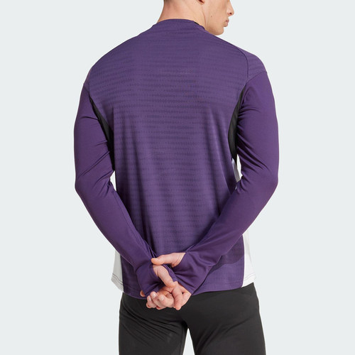 Adidas/阿迪达斯正品春秋男士运动足球复古弹力透气长袖T恤JP3133 - 图0