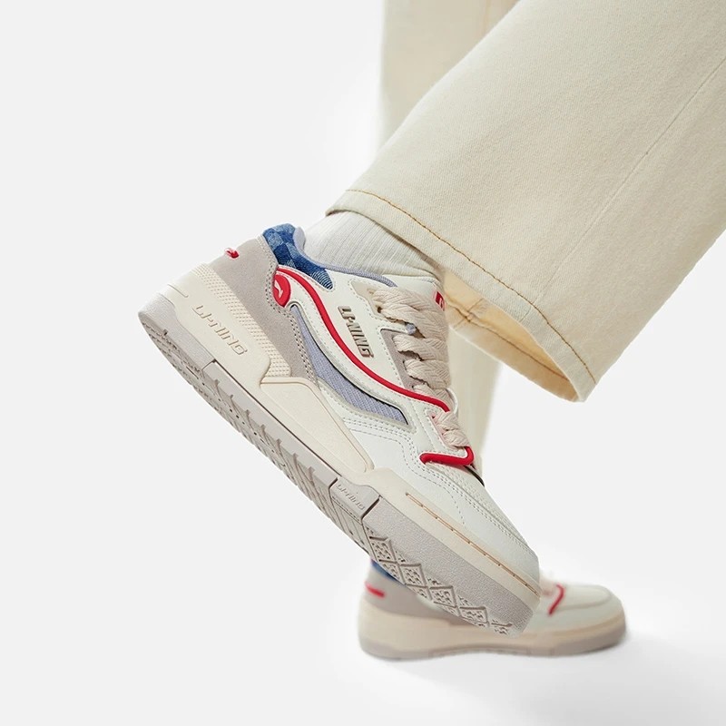 Lining/李宁正品001 BTC女子舒适软弹耐磨低帮经典休闲鞋AGCU036,淘宝优惠券,粉丝福利购,淘宝优惠卷