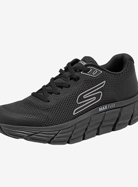 Skechers斯凯奇正品MEN'S GO男款网面厚底系带跑步鞋221241-BBK