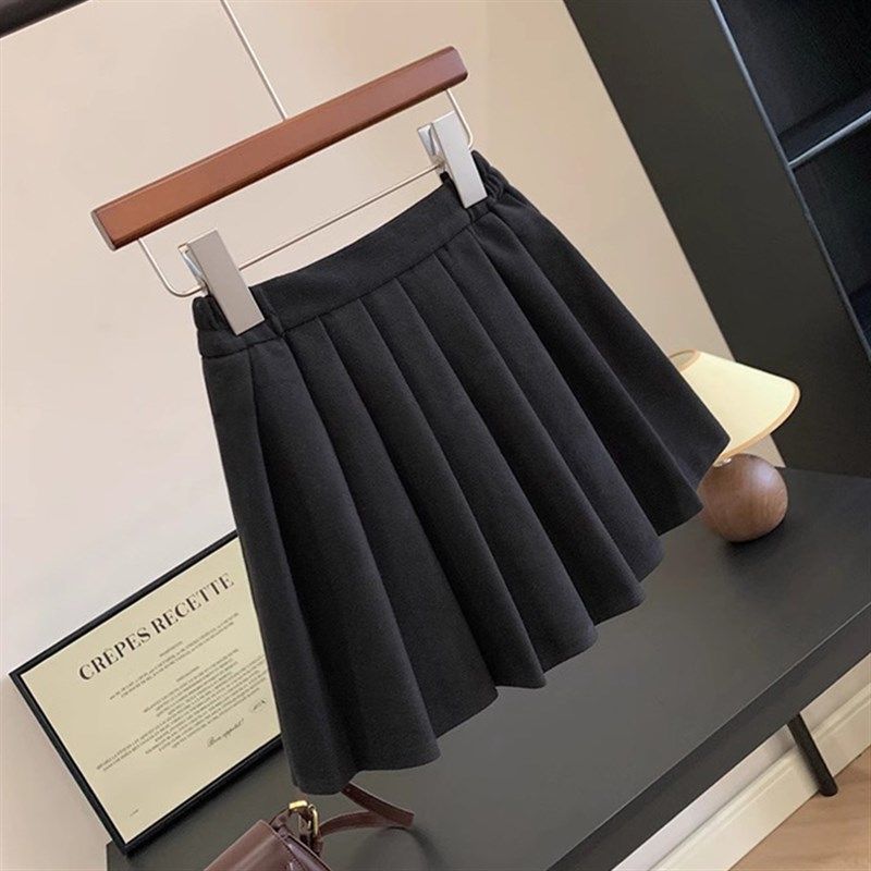 女童毛呢百褶裙秋冬韩版儿童洋气百搭学院风短裙宝宝时尚半身裙子,淘宝优惠券,粉丝福利购,淘宝优惠卷