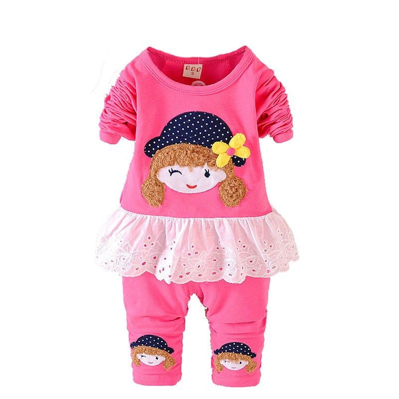 女宝宝春秋装长袖套装0-1-2-3岁纯棉公主裙婴儿6个月韩版两件套潮,淘宝优惠券,粉丝福利购,淘宝优惠卷