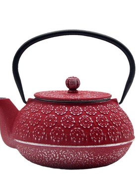 博古架软装新中式复古铸铁壶x茶室样板房装饰摆件茶壶复古礼品茶