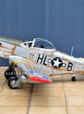 复古室内铁艺大型飞机装饰酒吧网咖铁艺吊饰工业S风创意吊挂工艺