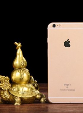 全铜龙龟葫芦摆件风水招财家居客厅装饰品乔迁礼品龙龟镇宅工艺品