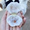 Moroccan crystal cave ring box earring jewelry storage box
