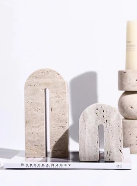 天然大理石摆件样板间售楼部书房装饰品客厅桌面工艺品家居装饰品