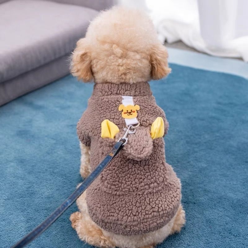 新款狗狗猫咪秋冬装牵引扣宠物秋冬季保暖比熊泰迪小型犬两脚衣服,淘宝优惠券,粉丝福利购,淘宝优惠卷