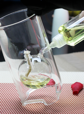 创意欧式烛光晚餐制造浪漫圆筒无烟玻璃油灯防风特色礼物家居摆件