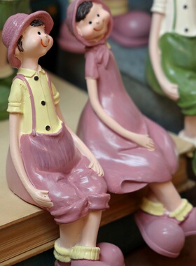 田园美式乡村阳光爱生活的情侣夫妻婚庆礼品家居橱窗餐厅装饰摆件