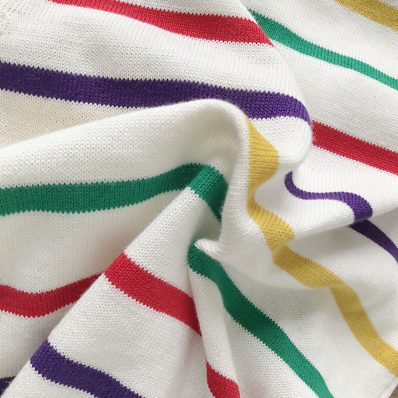 柔软80-150男童纯棉线毛衣婴儿薄棉线衫彩条宝宝针织衫小童春装 - 图2