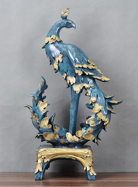 创意欧式装饰品工艺品 家居客厅玄关电视柜装饰摆件新房乔迁礼物