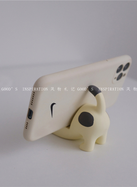 伸懒腰猫咪手机支架 懒人支撑架质感很好的可爱摆件家居装饰品