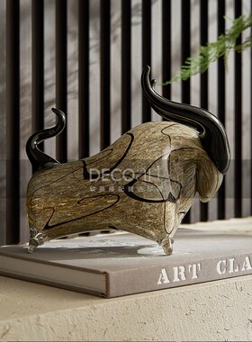 邸高公司入户玄关造景设计师软装布置新中式茶几托盘摆件套装组合