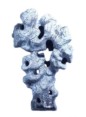 新中式陶瓷仿太湖石禅意摆件 创意书房样板间玄关沙盘装饰工艺品