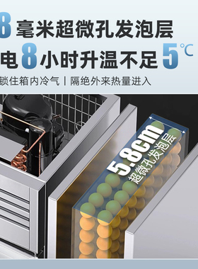 双门蔬菜冷藏展示柜商用冰箱超市立式饮料饭店酒店水果保鲜柜冰柜