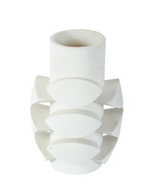 简约白色花器摆件套装卧室样板间展厅茶几摆件电视柜餐桌装饰品