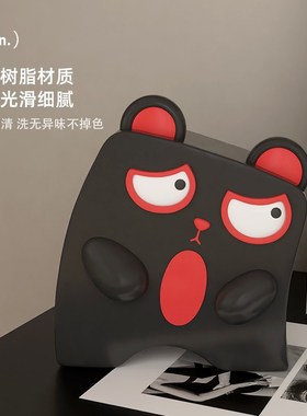 电视柜摆件卡通家居饰品玄关入户软装高级感奶油风样板房装饰小众