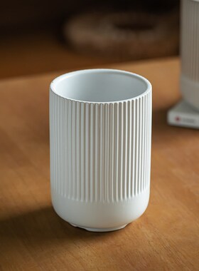陶瓷筷子筒收纳筷筒花瓶陶瓷收纳罐家用餐桌厨房台面复古陶瓷桶