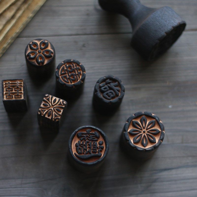 作旧中式老式月饼糕点木制模具 美食复古摄影道具【二店道具铺】,淘宝优惠券,粉丝福利购,淘宝优惠卷