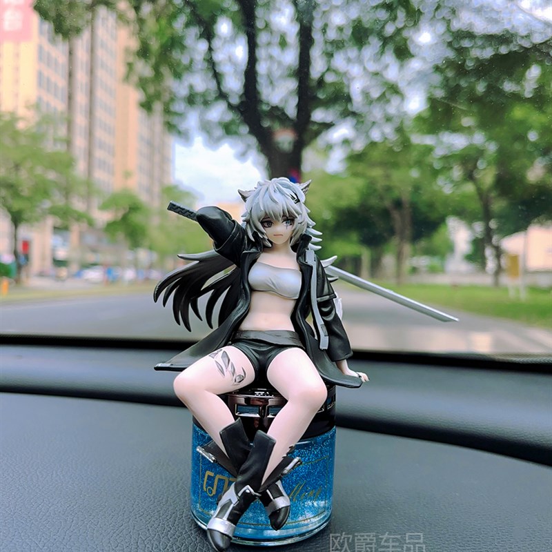 Arknights Lapland animation figures car ornaments car interior decoration central control desktop host chassis