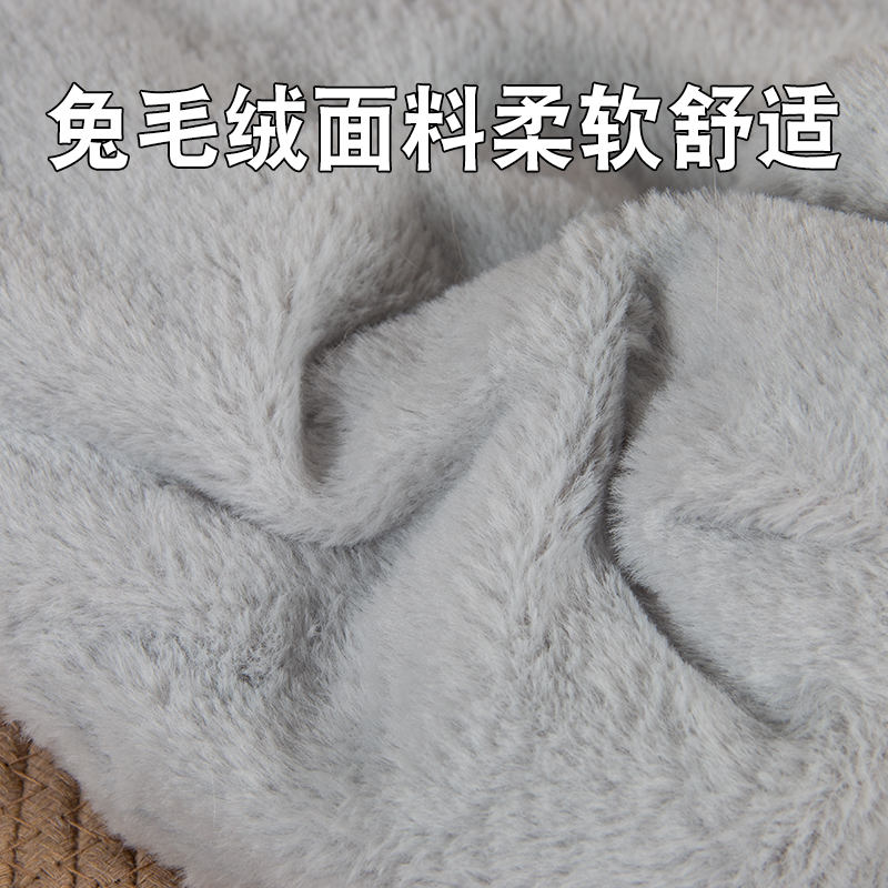 我和它兔子趴趴垫冬天保暖棉垫专用过冬用品冬季取暖防咬草窝睡垫,淘宝优惠券,粉丝福利购,淘宝优惠卷