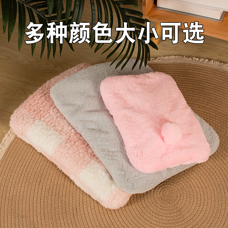 我和它兔子趴趴垫冬天保暖棉垫专用过冬用品冬季取暖防咬草窝睡垫,淘宝优惠券,粉丝福利购,淘宝优惠卷