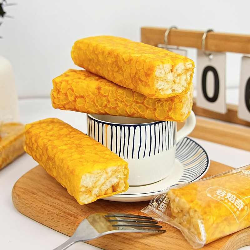 谷焙奇黄金蛋皮沙琪玛580g早餐饱腹代餐零食,淘宝优惠券,粉丝福利购,淘宝优惠卷