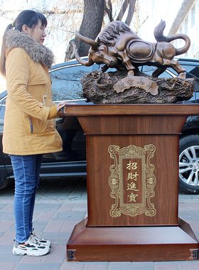 开业礼品招财牛落地摆件公司工厂开业乔迁礼品办公室招财牛摆设