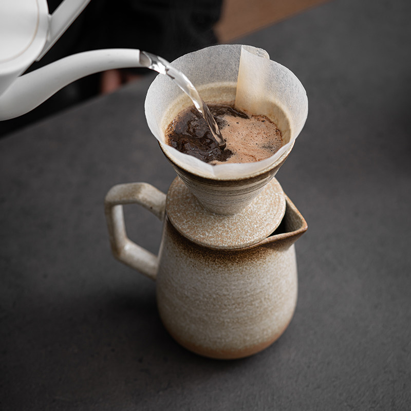 陶瓷咖啡壶过滤器粗陶窑变V60滴漏手冲壶分享壶套装咖啡滤杯美式,淘宝优惠券,粉丝福利购,淘宝优惠卷