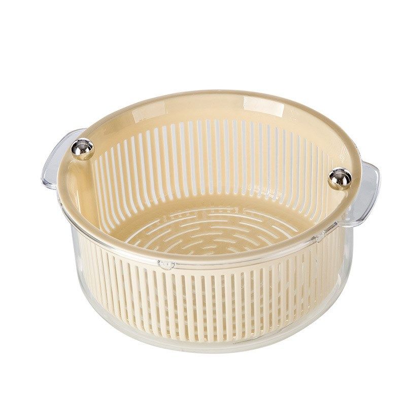 洗菜盆沥水篮新款果盆果篮厨房多功能淘菜盆双层大容量收纳篮家用,淘宝优惠券,粉丝福利购,淘宝优惠卷