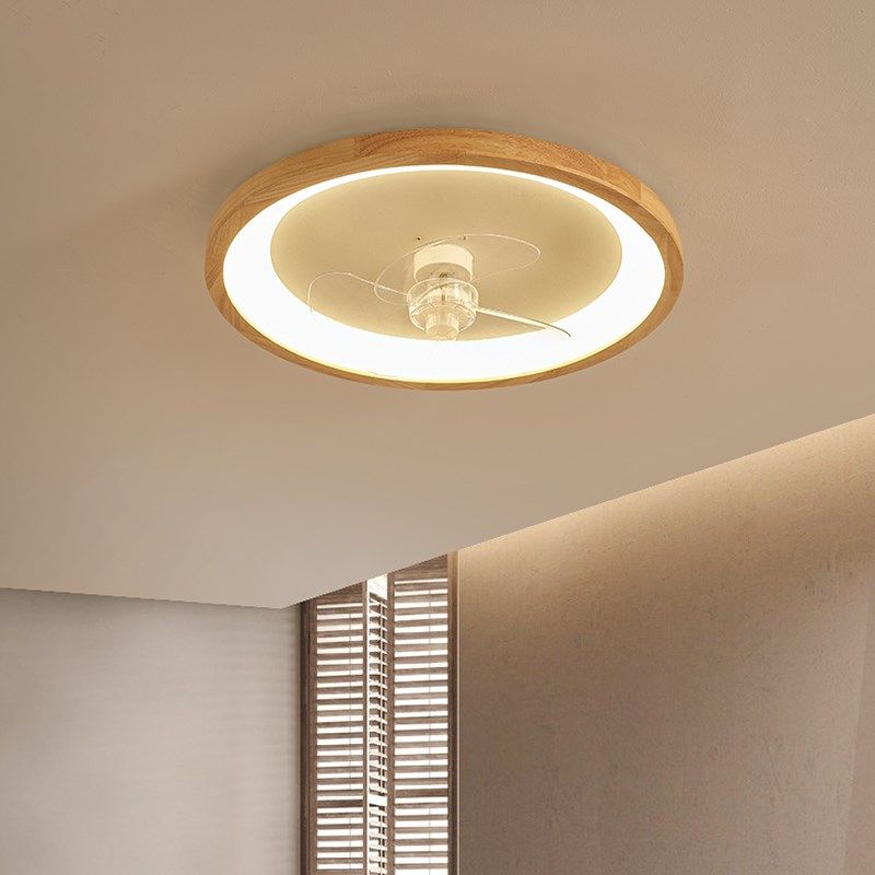 北欧吸顶灯风扇灯静音隐形卧室灯家用简约现代日式书房间灯客厅,淘宝优惠券,粉丝福利购,淘宝优惠卷